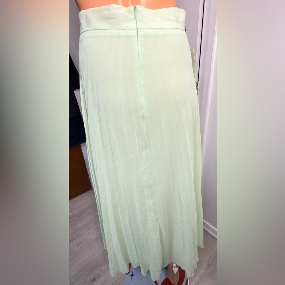 Zara Light Green A-Line Skirt - Picture 7 of 12